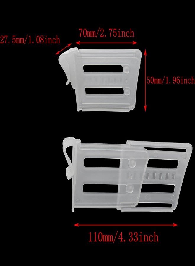 TAODAN Fridge Space Allocator TAODAN 12PCS Refrigerator Side Door Seperator, Kitchen Refrigerator Snap- on Shelf Refrigerator Organizer Dividers, Classification Partition Boards, Refrigerator Divider - Image 5